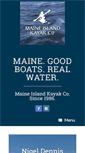 Mobile Screenshot of maineislandkayak.com